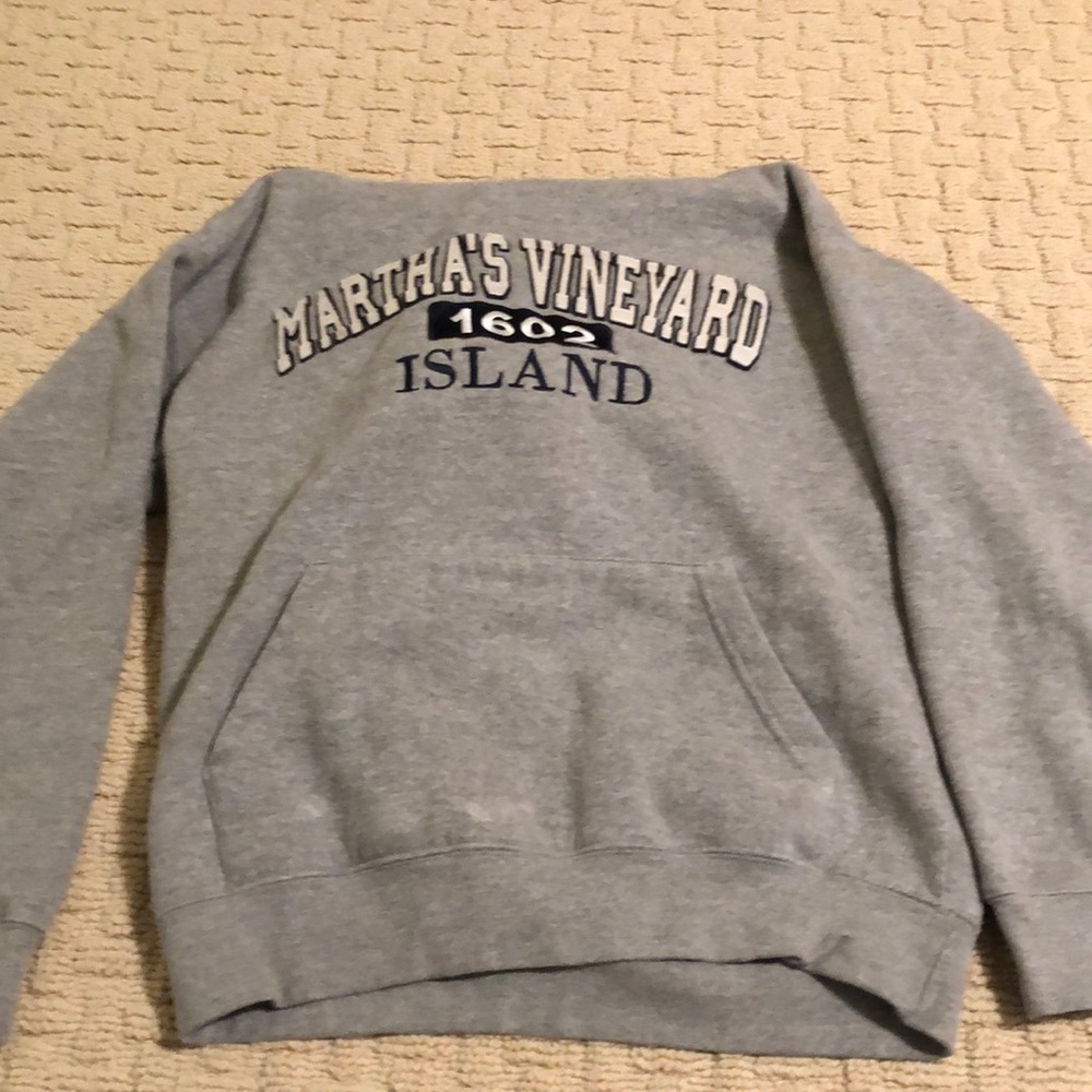 gray martha’s vineyard sweatshirt
